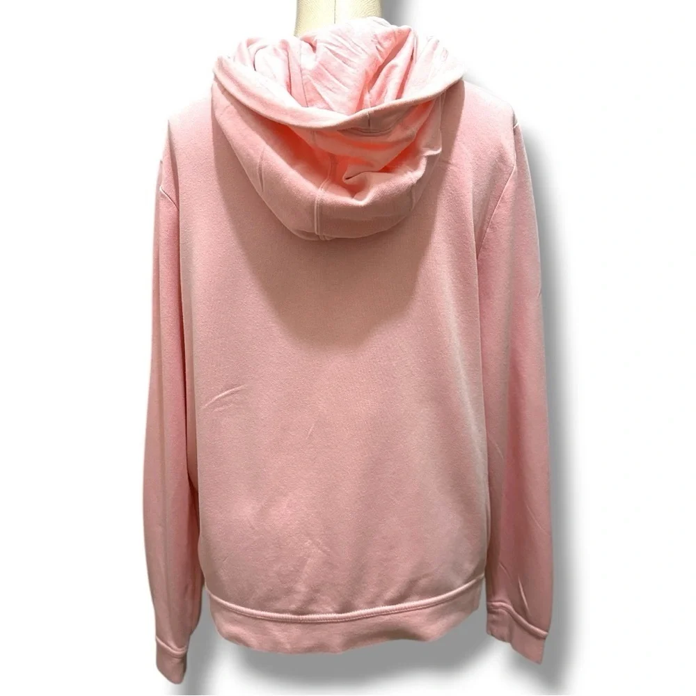 400 Nike | NWOT Blush Pink Graphic Pullover Hoodie (Size M)
